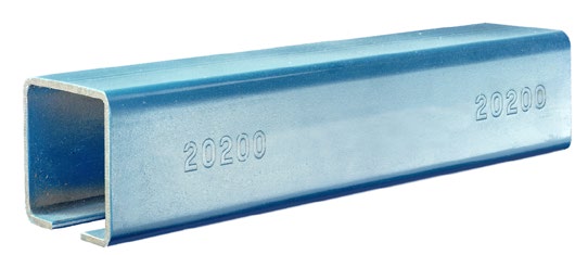 Unibilt Enclosed Track Conveyor Track · 10′ Long 20200 — part 20200
