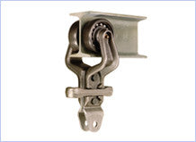 4" Trolley with "H" Attach & Hardware - 7 3/16" Drop — part 213166