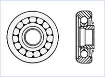 (1) 15911 - 4" Wheel with (1) 15929 Cap — part 241055