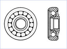 (1) 16011 - 3" Wheel with (1) 15930 Cap — part 241058