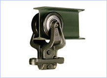 6" Trolley with "I" Attach & Hardware - 10" Drop — part 241072