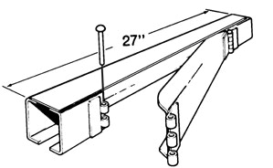 Unibilt Chain Installation Gate · Enclosed Track Conveyor — part 308663