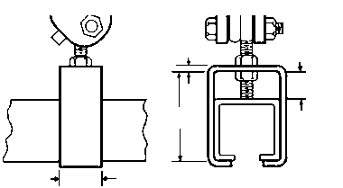 8672 Track Hanger Clamp · Enclosed Track Conveyor — part 8672